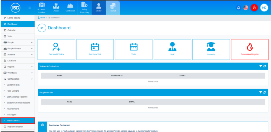 How to create a new Wall Scanner login